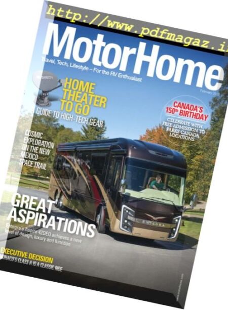 Motor Home – February 2017 Cover
