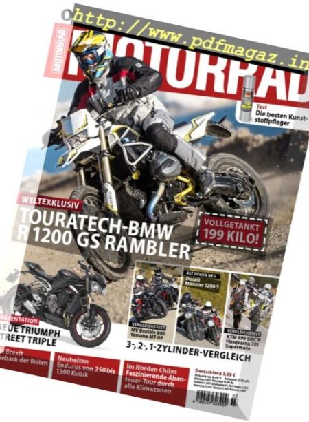 Motorrad – 20 Januar 2017 Cover