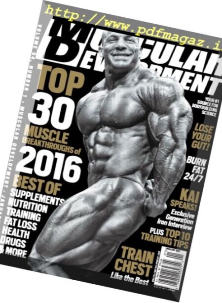 Muscular Development – January 2017 Cover