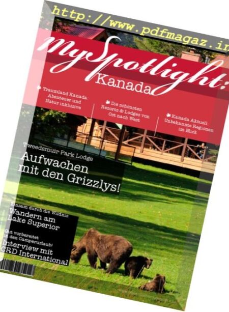 MySpotlight Kanada – November 2016 Cover