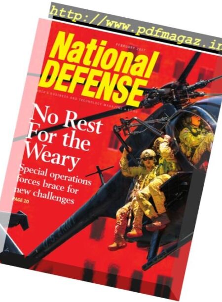 National Defense – February 2017 Cover