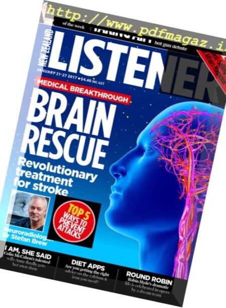 New Zealand Listener – 21 January 2017 Cover