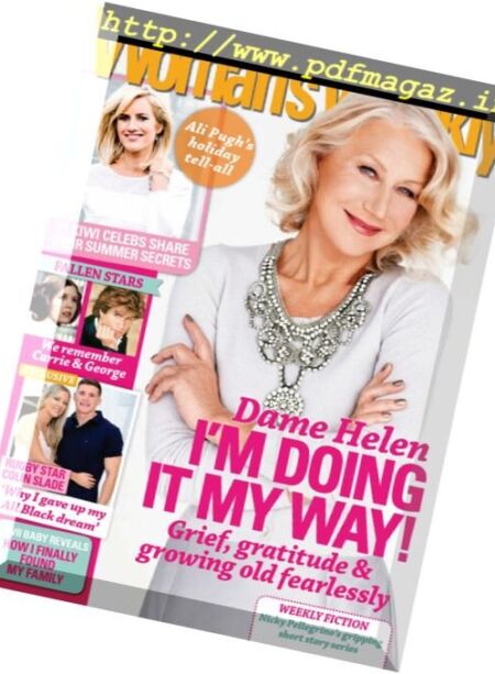 New Zealand Woman’s Weekly – 9 January 2017 Cover