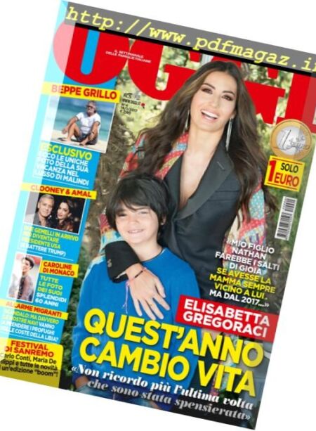 Oggi – 19 Gennaio 2017 Cover