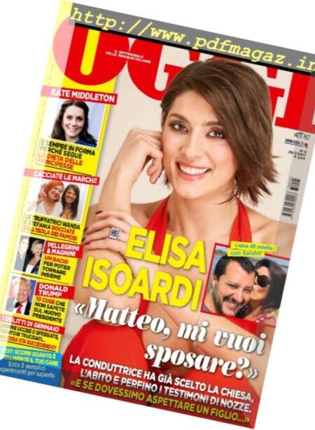 Oggi – 26 Gennaio 2017 Cover
