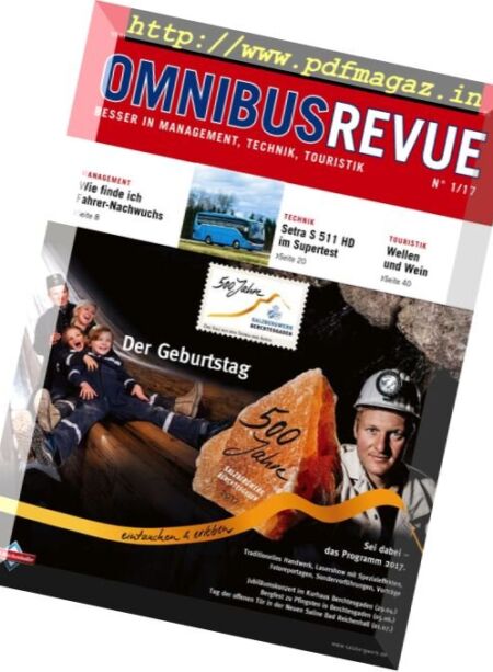 Omnibusrevue – Nr.1, 2017 Cover