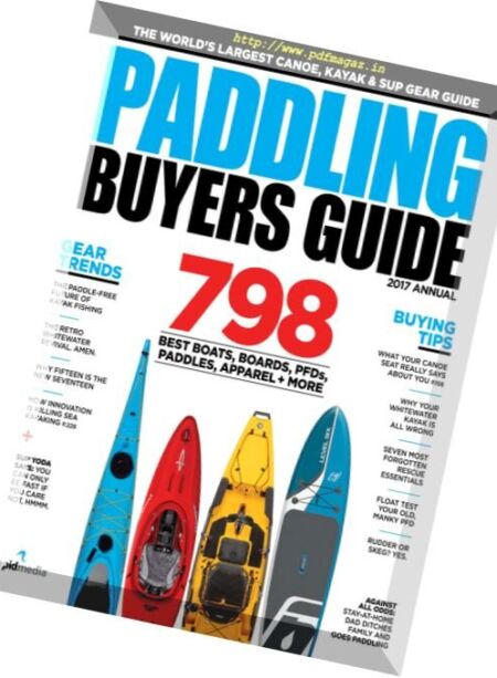 Paddling Magazine – Buyers Guide 2017 Cover