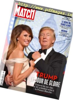 Paris Match Belgique – 26 Janvier au 1 Fevrier 2017