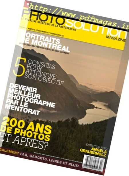 Photo Solution – Fevrier-Mars 2017 Cover
