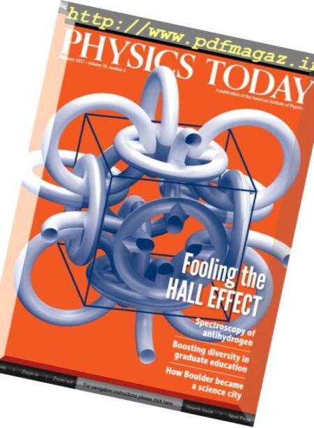 Physics Today – February 2017 Cover