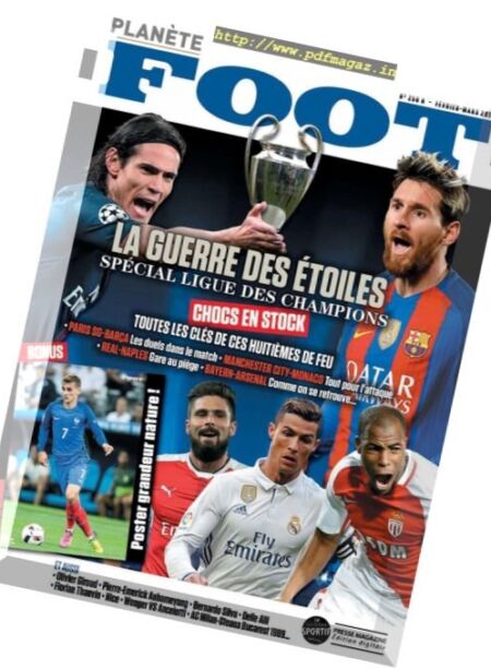 Planete Foot – Fevrier-Mars 2017 Cover