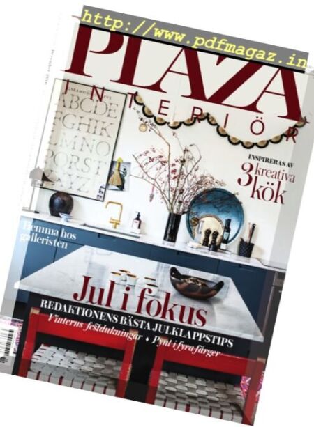 Plaza Interior – December 2016 Cover