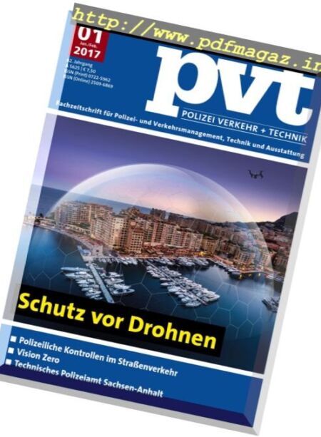 Polizei Verkehr und Technik – Januar-Februar 2017 Cover