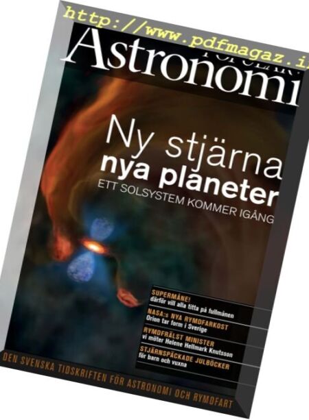Popular Astronomi – December 2016 Cover