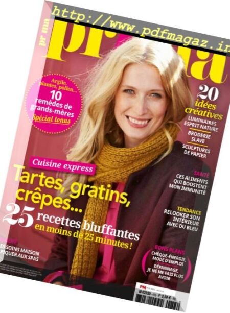 Prima France – Mars 2017 Cover