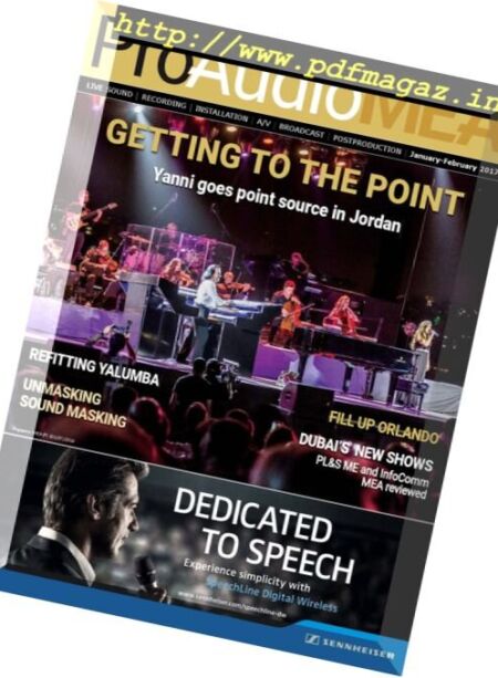 Pro Audio Middle East – January-February 2017 Cover