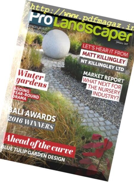 Pro Landscaper – January 2017 Cover