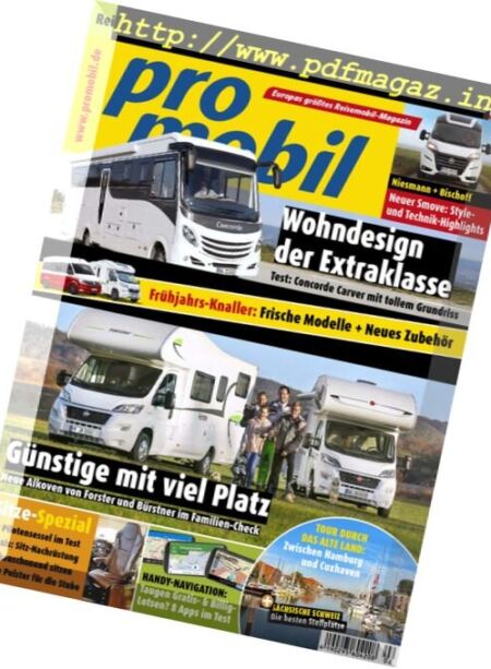 Pro Mobil Reisemobil Germany – Februar 2017 Cover