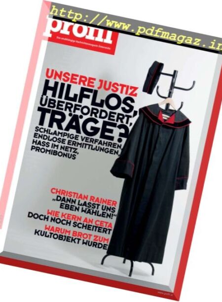 Profil – 30 Januar 2017 Cover