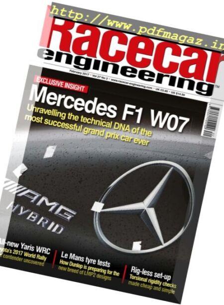 Racecar Engineering – Feburary 2017 Cover