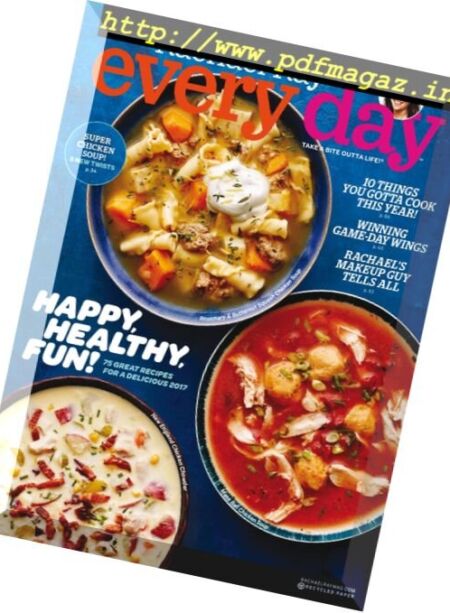 Rachael Ray Every Day – January-February 2017 Cover