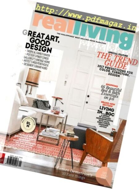 Real Living Philippines – February 2017 Cover