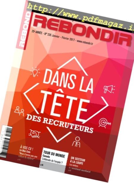 Rebondir – Janvier-Fevrier 2017 Cover