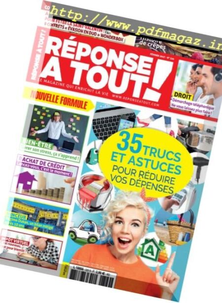 Reponse A Tout! – Fevrier 2017 Cover