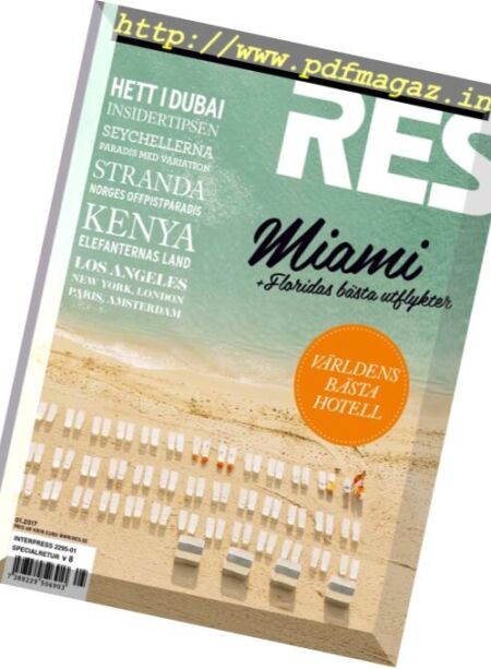RES – Nr.1, 2017 Cover