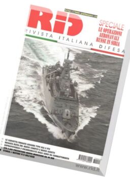 Rivista Italiana Difesa – Gennaio 2017