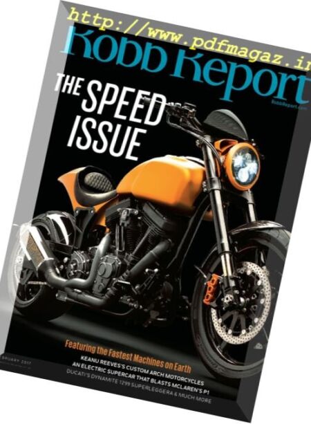 Robb Report USA – February 2017 Cover