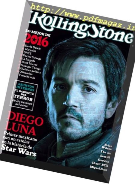 Rolling Stone Mexico – Enero 2017 Cover