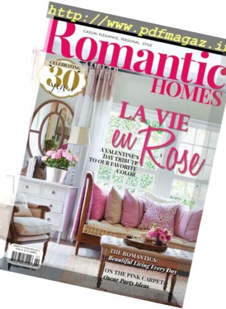 Romantic Homes – February 2017 Cover