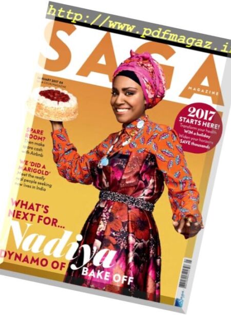 Saga Magazine – January 2017 Cover