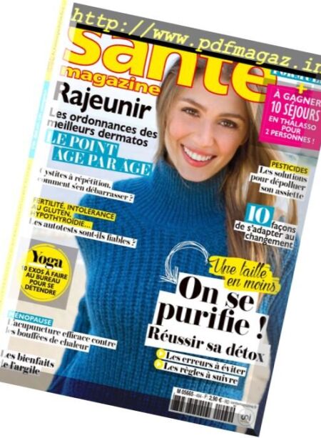 Sante Magazine – Fevrier 2017 Cover