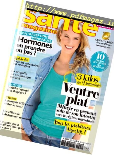 Sante Magazine – Mars 2017 Cover