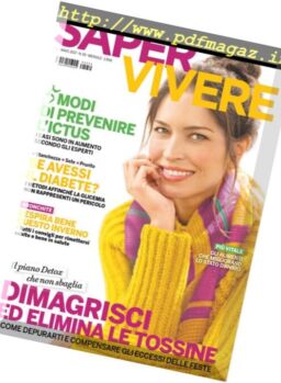 Saper Vivere – Gennaio 2017