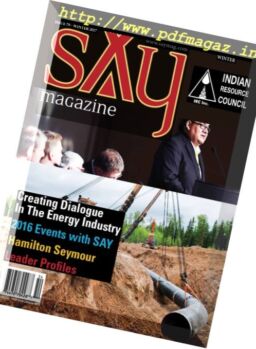 Say Magazine – Winter 2017