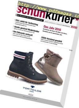 Schuhkurier – 23 Dezember 2016