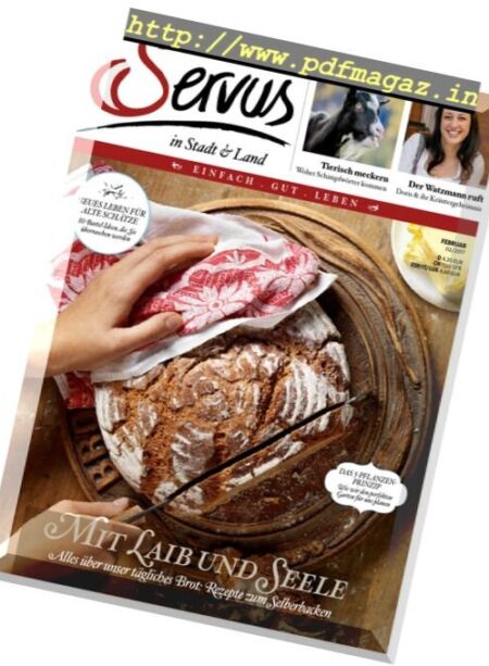 Servus – Februar 2017 Cover