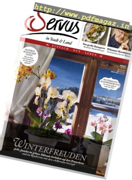 Servus – Januar 2017 Cover