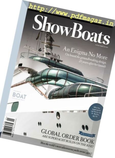 ShowBoats International – January 2017 Cover