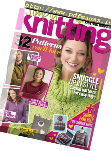 Simply Knitting – February 2017 Cover
