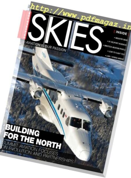 Skies – November-December 2016 Cover