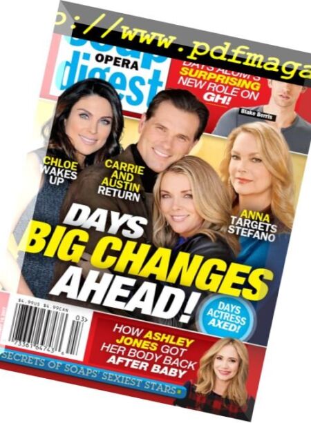 Soap Opera Digest – 16 January 2017 Cover