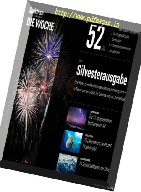 Spektrum Die Woche – 29 Dezember 2016 Cover