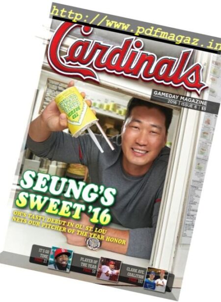 St. Louis Cardinals Gameday – Issue 6, 2016 Cover