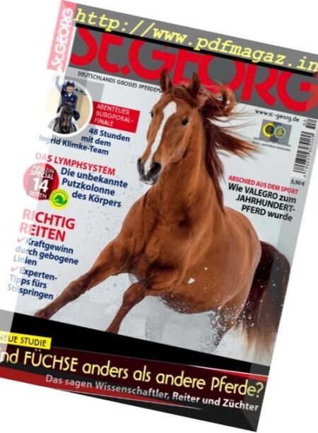 St.Georg – Februar 2017 Cover