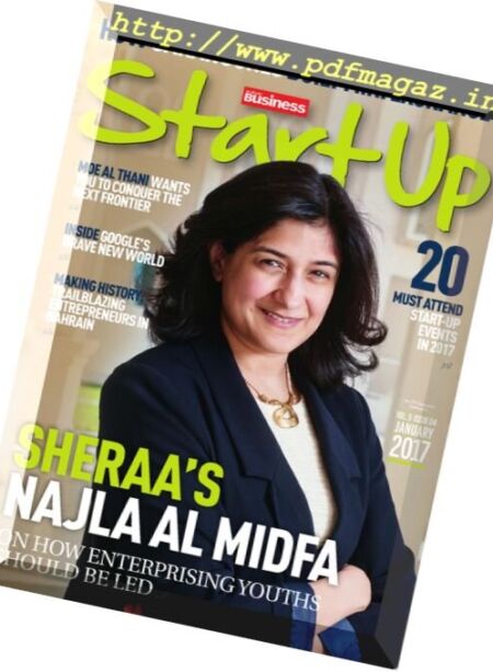 StartUp – January 2017 Cover