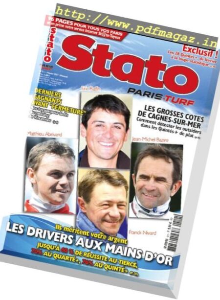 Stato Paris-Turf – Fevrier 2017 Cover